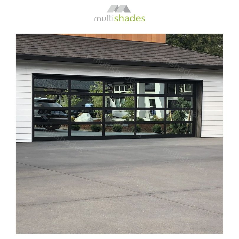 Multishades Folding Hurricane Resistant Aluminum Garage Door Smart Sensor Remote Control Insulated Anti-Theft Charleston Residential OEM