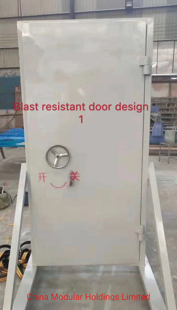 Blast-Resistant Steel Door for Multi Media Room (CHAM-BRD333)
