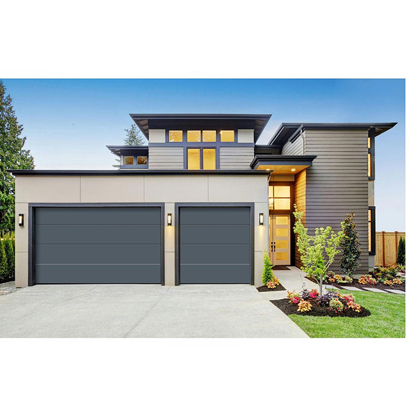 Fashionable Automatic Hidden-Frame Glass Garage Door