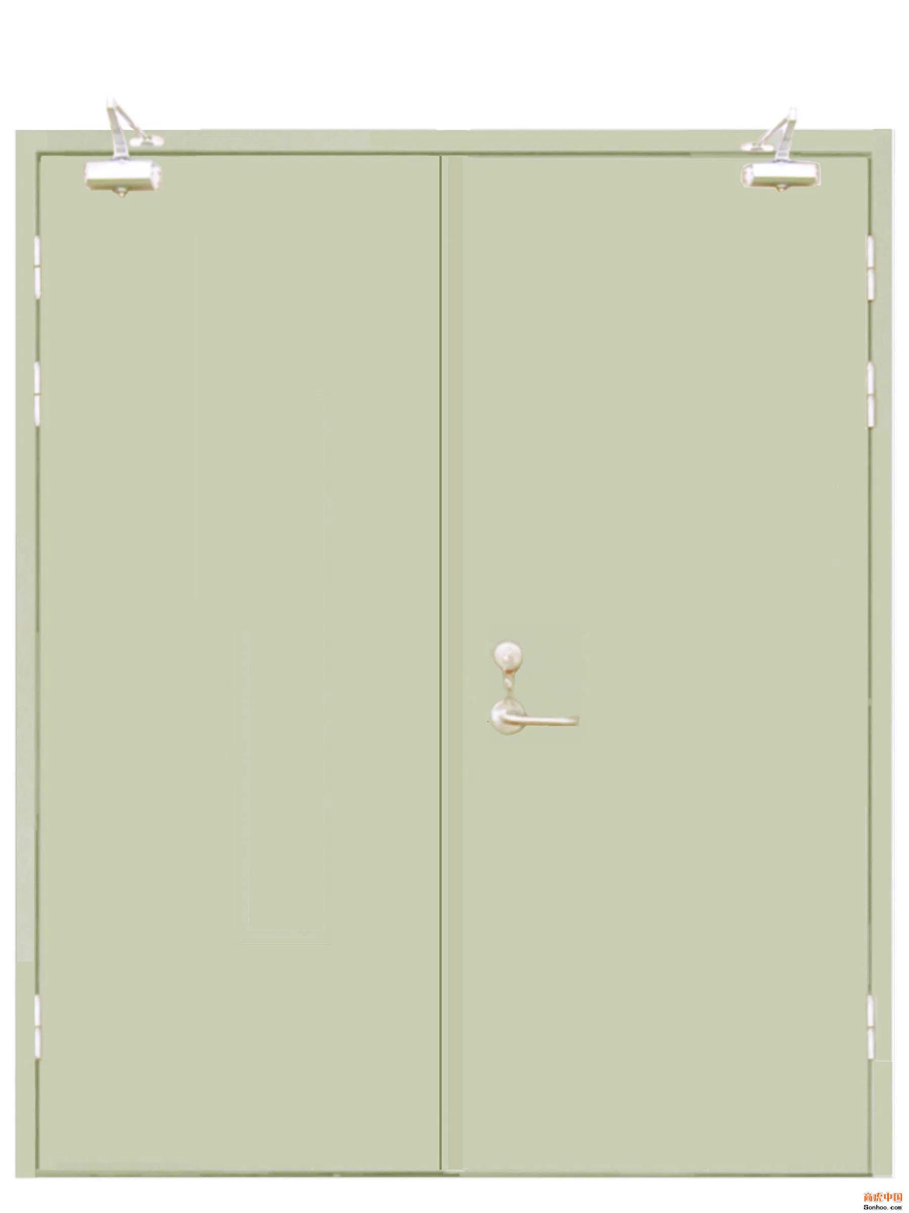 Emergency Exit Over 3 Hours Fire Rated Steel Doors with Panic Bar Hotel Apartment Hospital School Good Quality Steel Door Fire-Proof Door with Fire Proof Certif