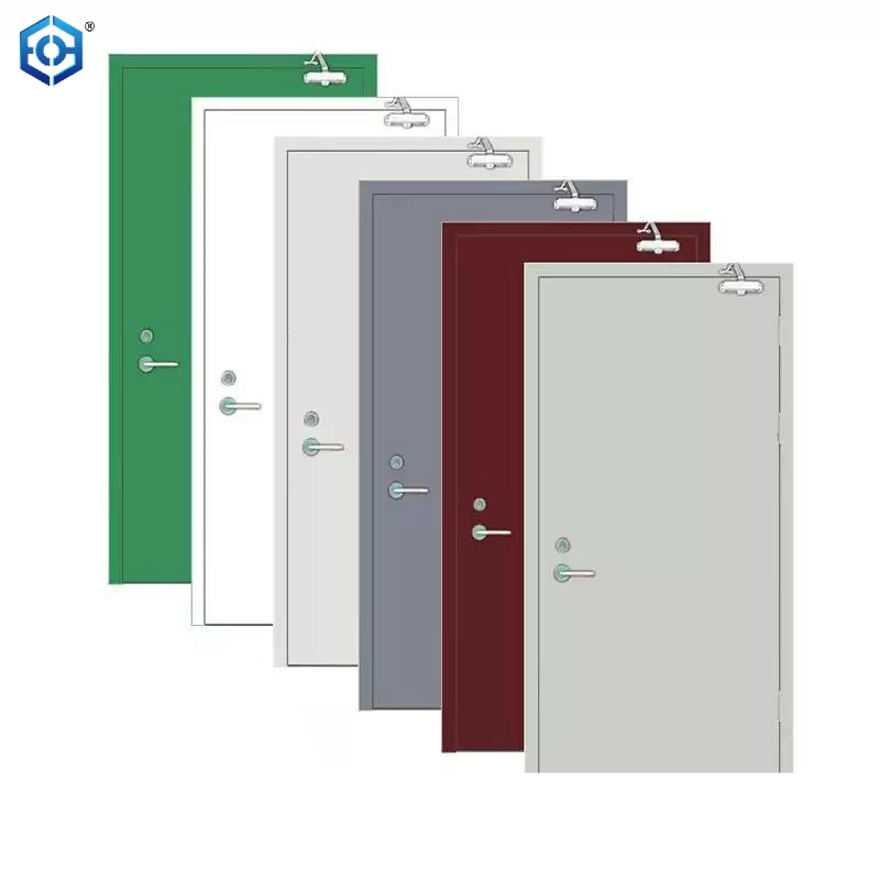 Factory Price 60 Min UL Steel Fire Rated Doors Emergency Fire Exit Fireproof Door for Hotel