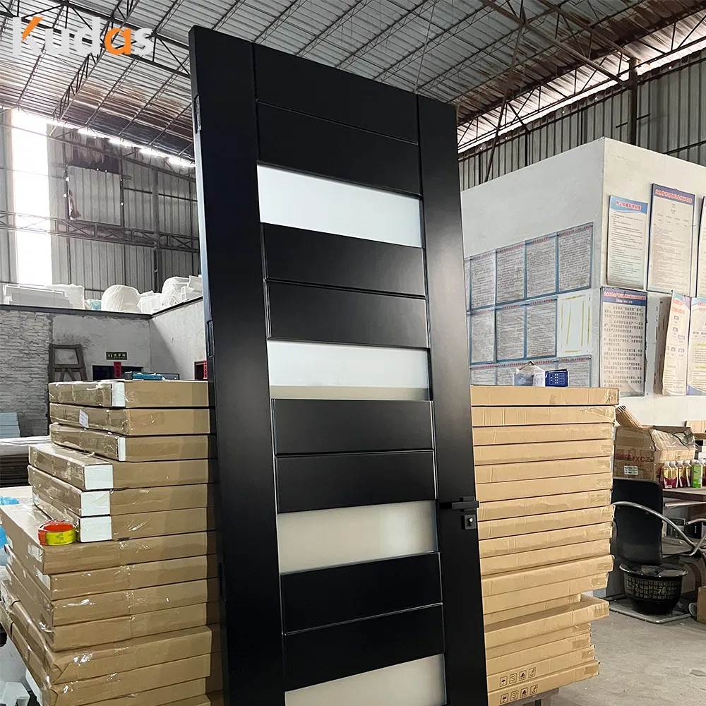 Factory Acoustic Wooden Fire Rated Waterproot Door Interior Fireproof Wood Door for Bathroom