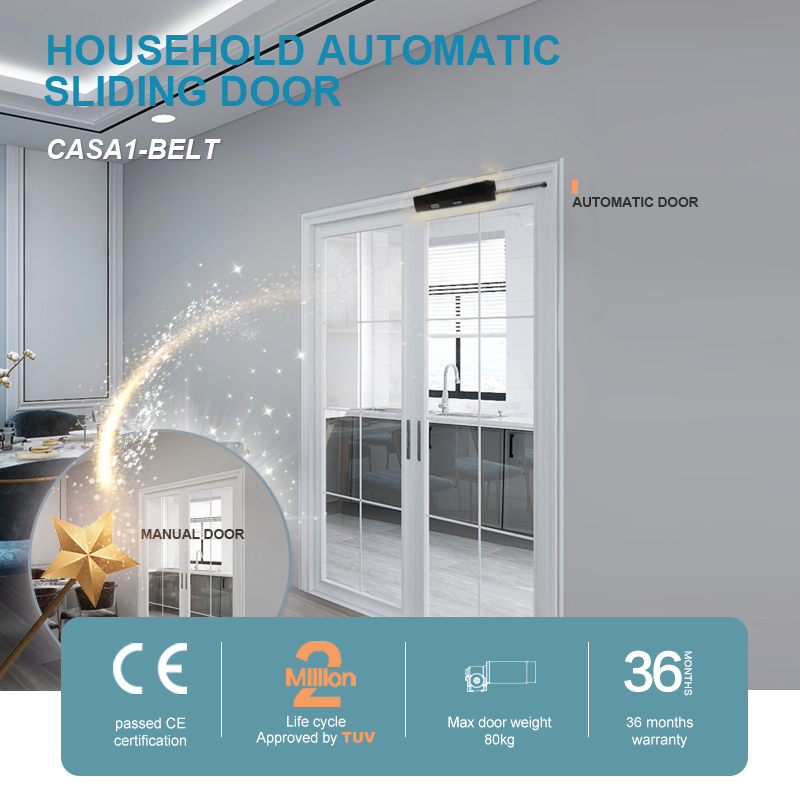 Turtech Casa1-Belt Single Side Sliding Door Automatic for The Home