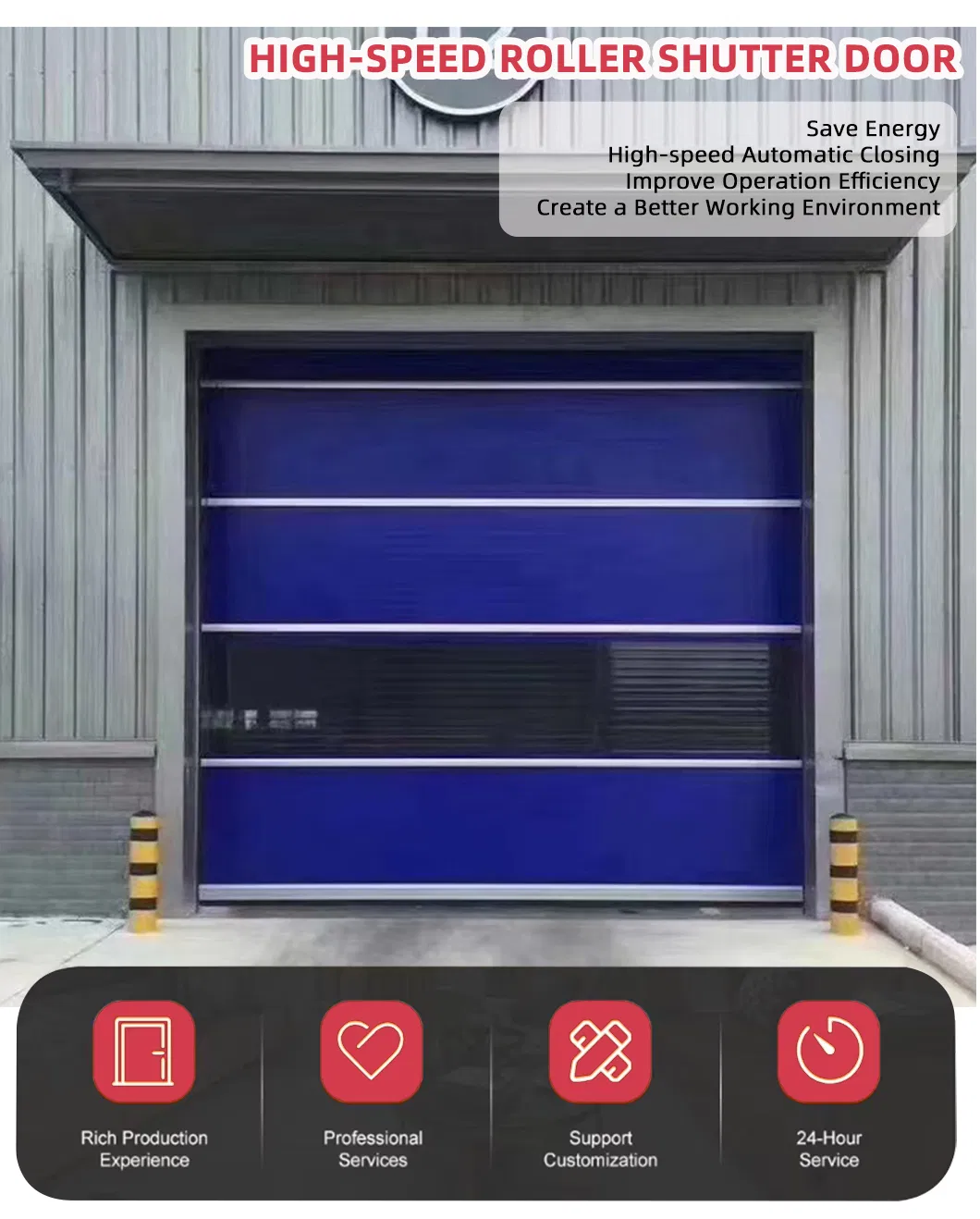 Fast Action Rolling Shutter Door