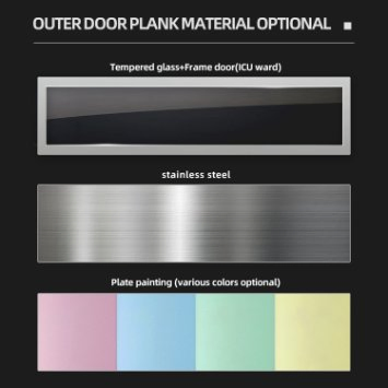 Turtech ICU Radiation Shielding Sliding Door for Single Entry