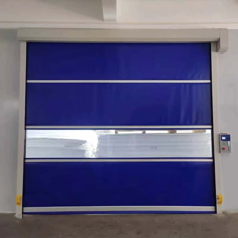 Industrial Automatic Overhead High Speed Rapid Rise Roll up Shutter Door for Warehouse or Factory