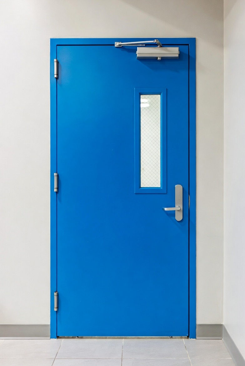 Durable Steel Fire Door with UL Certification for Smoke Control