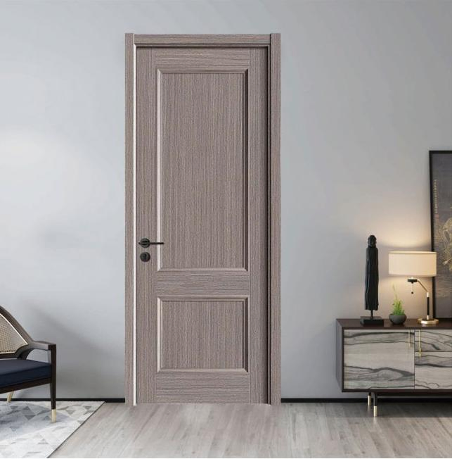 Wooden White Manufacturer Exterior Emergency Exit Fire MDF/HDF Wood Door