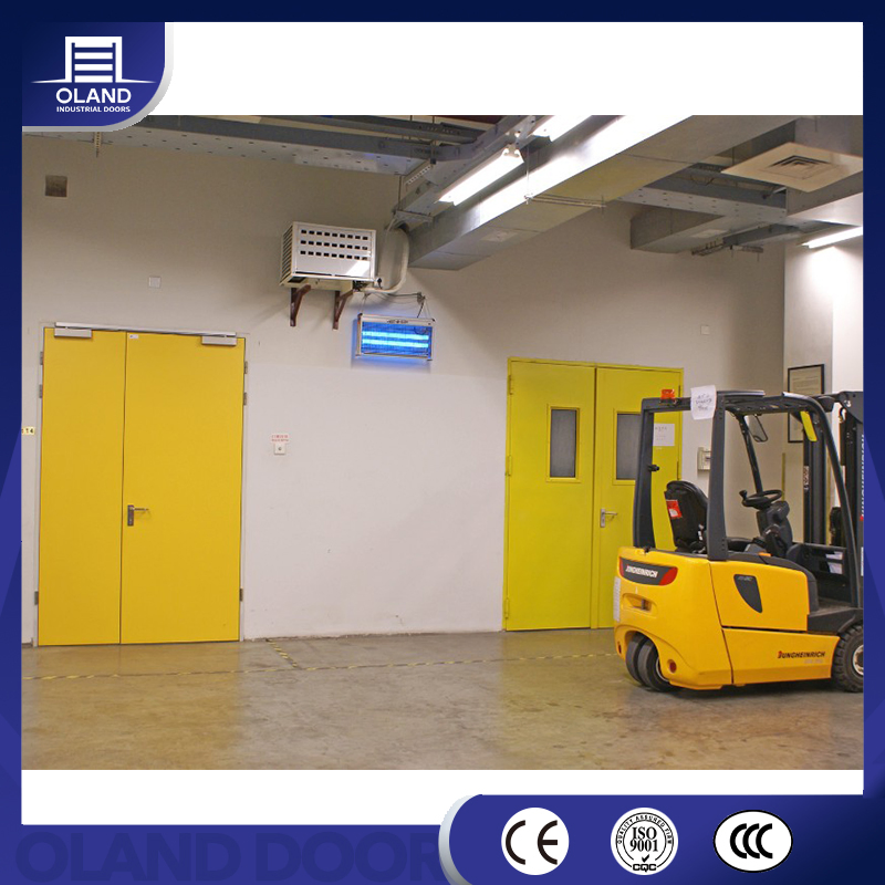 Wholesale Factory Modern Style Double Leaf Safety Emergency Exit Metal Door Fire Rated Steel Door for Exit/Entrance