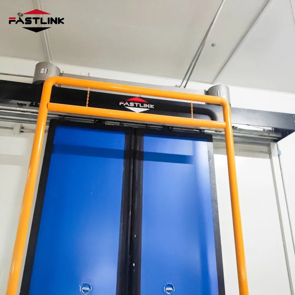 Fastlink Hot Sale Factory Workshop Industrial Automatic PVC Curtains Security High Speed Cold Room Sliding Doors