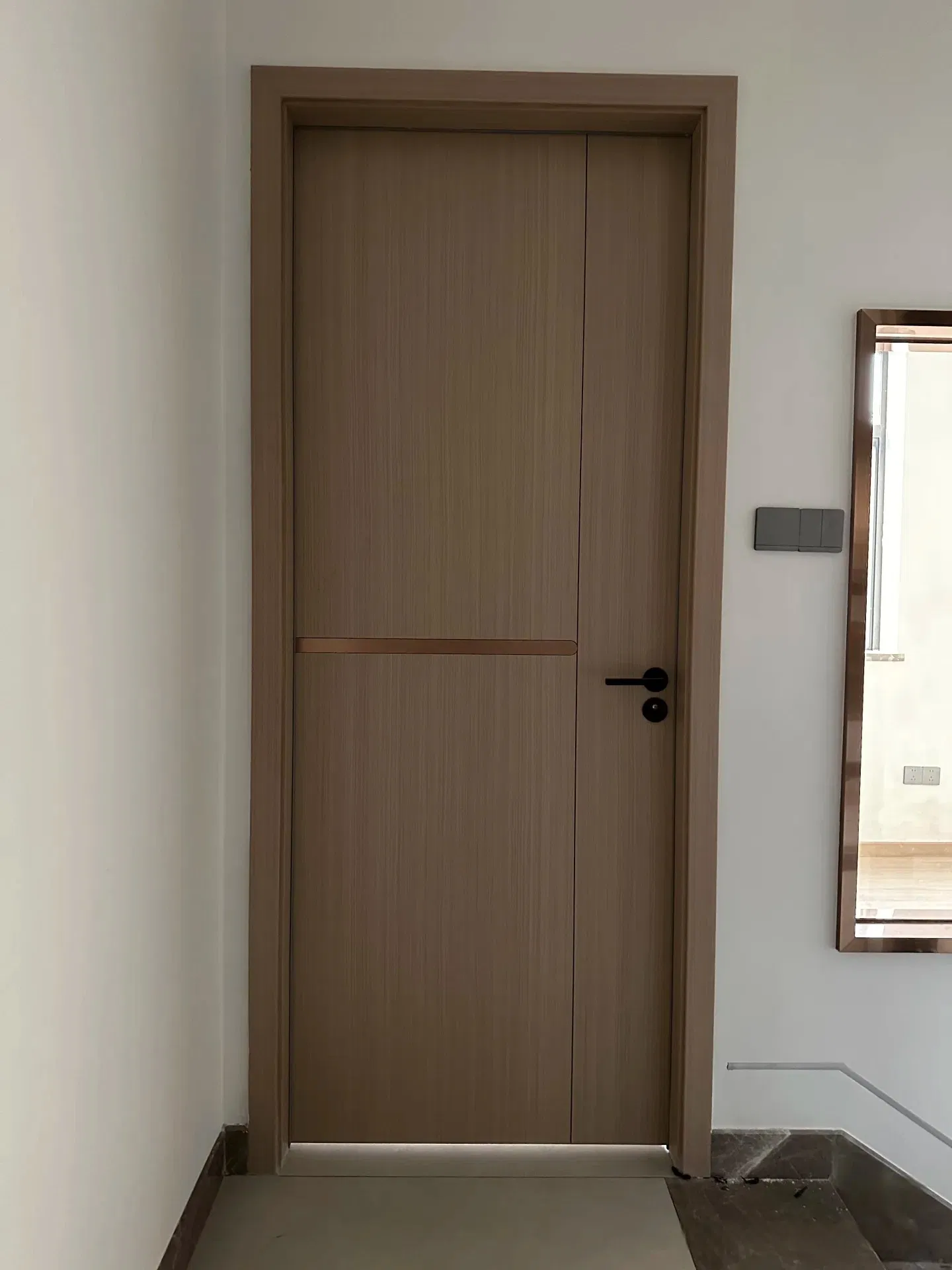 Modern Luxury Fire Rated Acoustic Security Wooden Door Flush or Shaker Style
