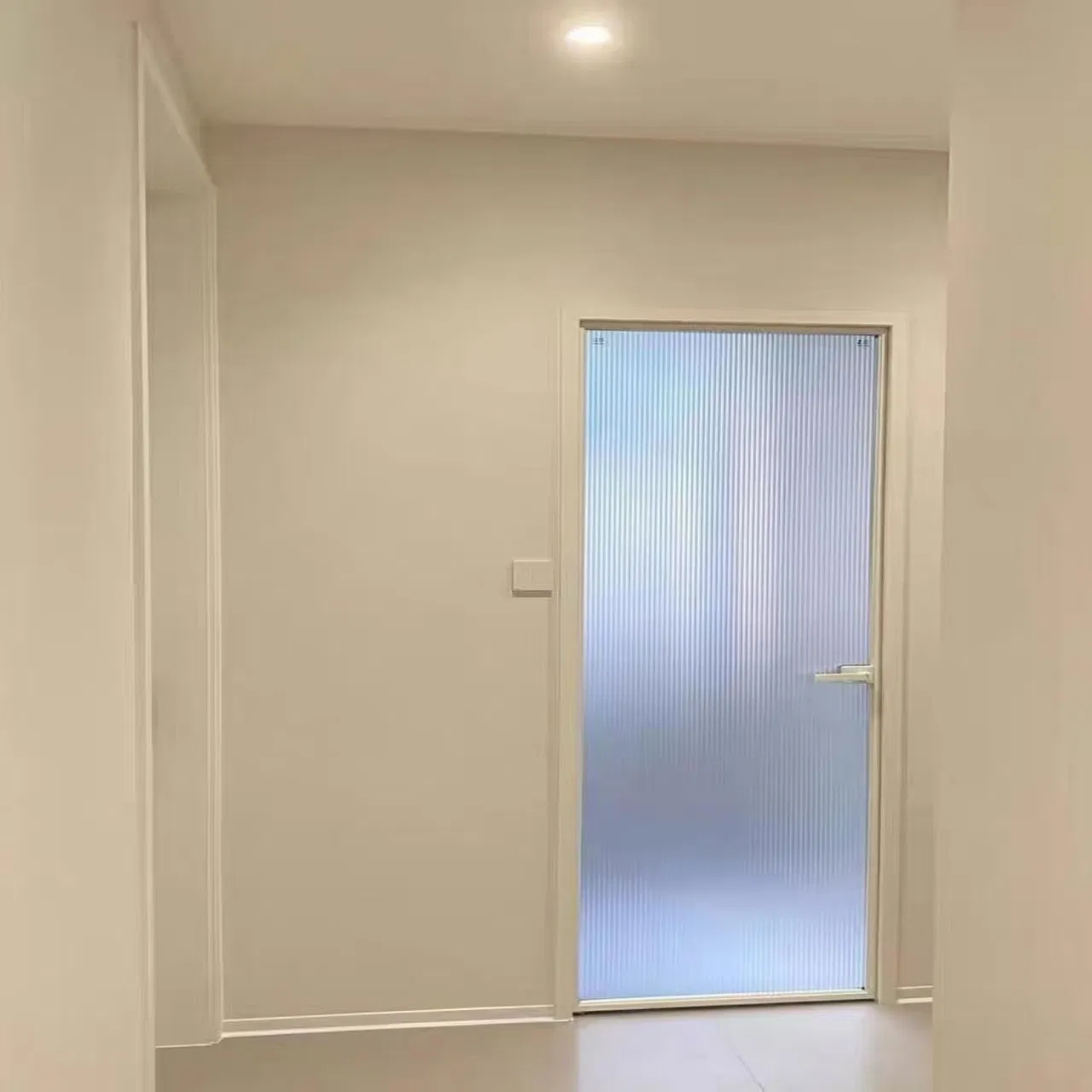 5. Exterior Conceal Hidden Aluminium Swing Interior Glass Security Door Modern, Noise-Reducing Swing Door with Aluminum/Aluminium Frame