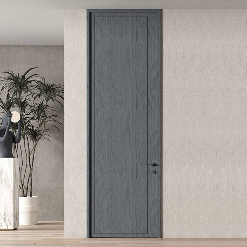 Ultra-Narrow Frame Hidden Door Interior HDF Door House Invisible Door