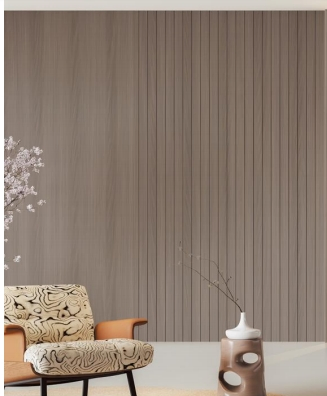 Solid White Oak Interior Door - Slim Frame Hidden Hinge Invisible Seam