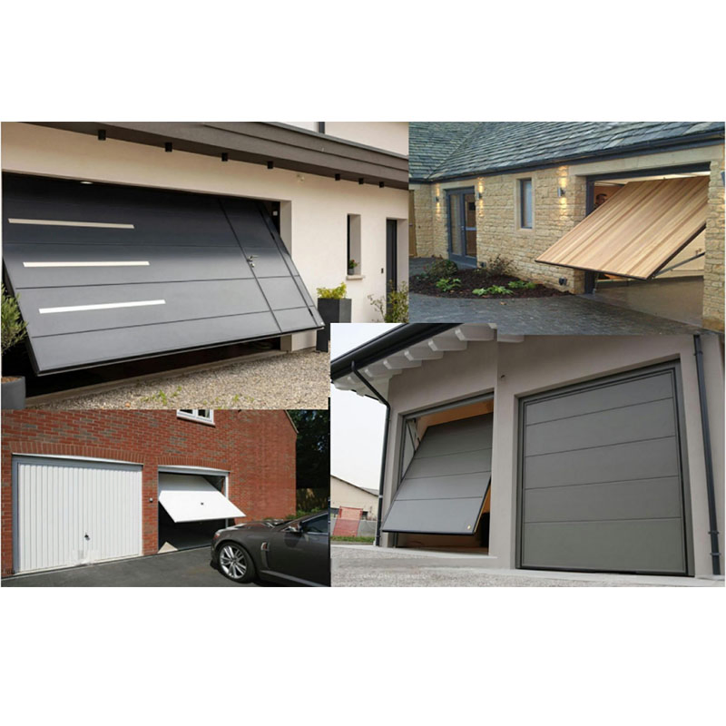 Fashionable Automatic Hidden-Frame Glass Garage Door