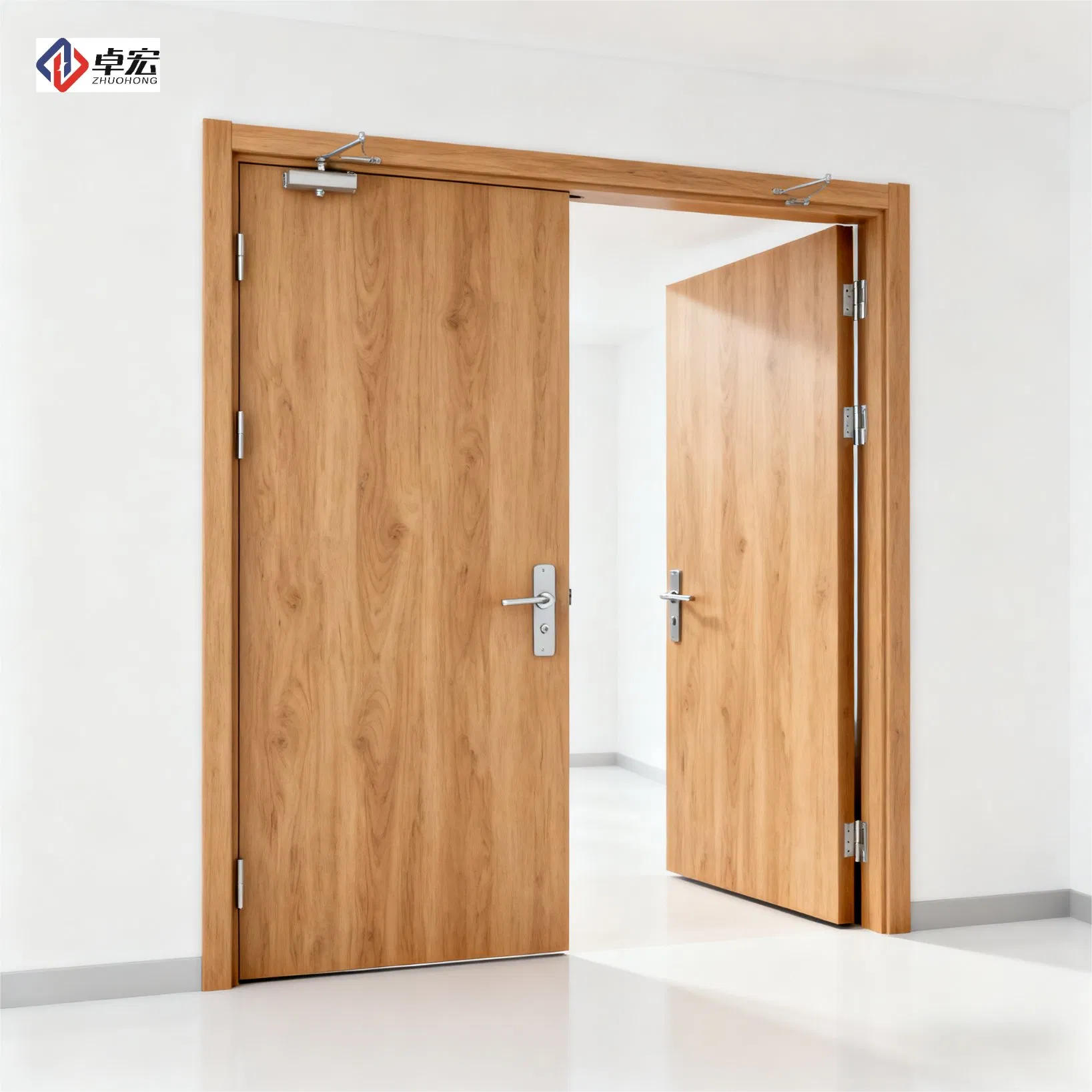 Hotel Guestroom Fire-Rated Wooden Door, 90 Minutes, Acoustic Design