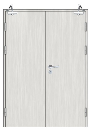 Emergency Exit Over 3 Hours Fire Rated Steel Doors with Panic Bar Hotel Apartment Hospital School Good Quality Steel Door Fire-Proof Door with Fire Proof Certif