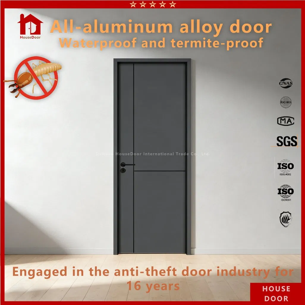 Fire Rated Aluminum Door Set Door, 60-Minute Fire Resistance, Safety Certified, for Staircase &amp; Emergency Exit