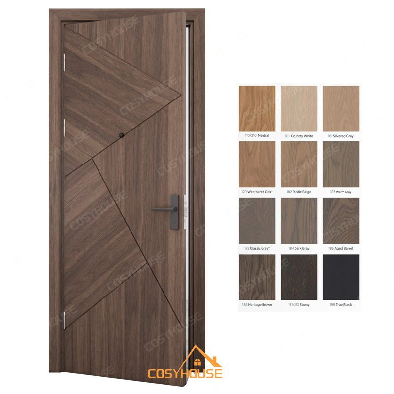 Luxury Wooden Fire-Rated Hotel Door with Acoustic Insulation and Certifications