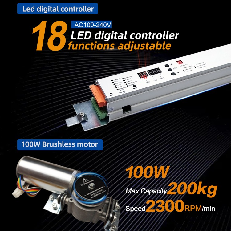 Turtech ICU Radiation Shielding Sliding Door for Single Entry