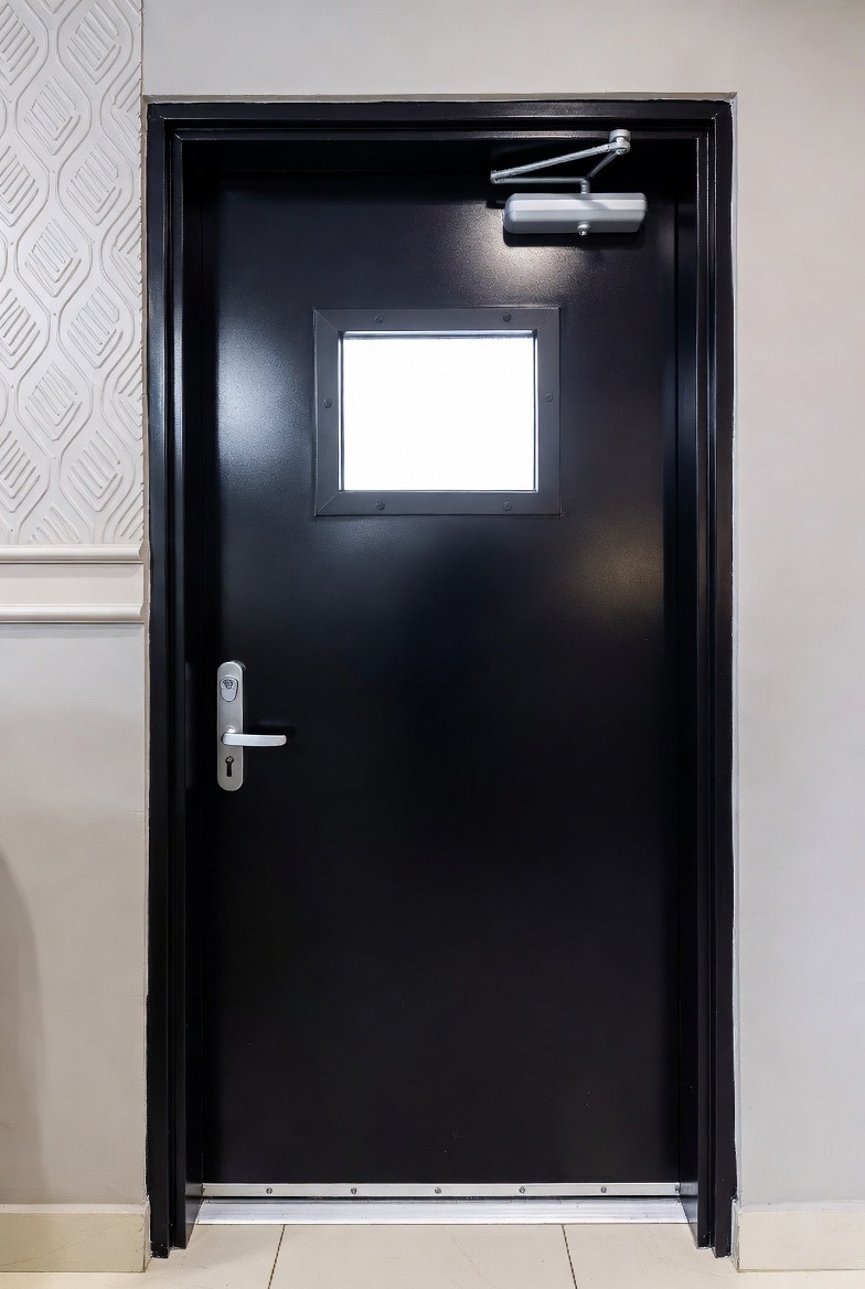 Premium Smoke Control Steel Fire Door with UL Certification