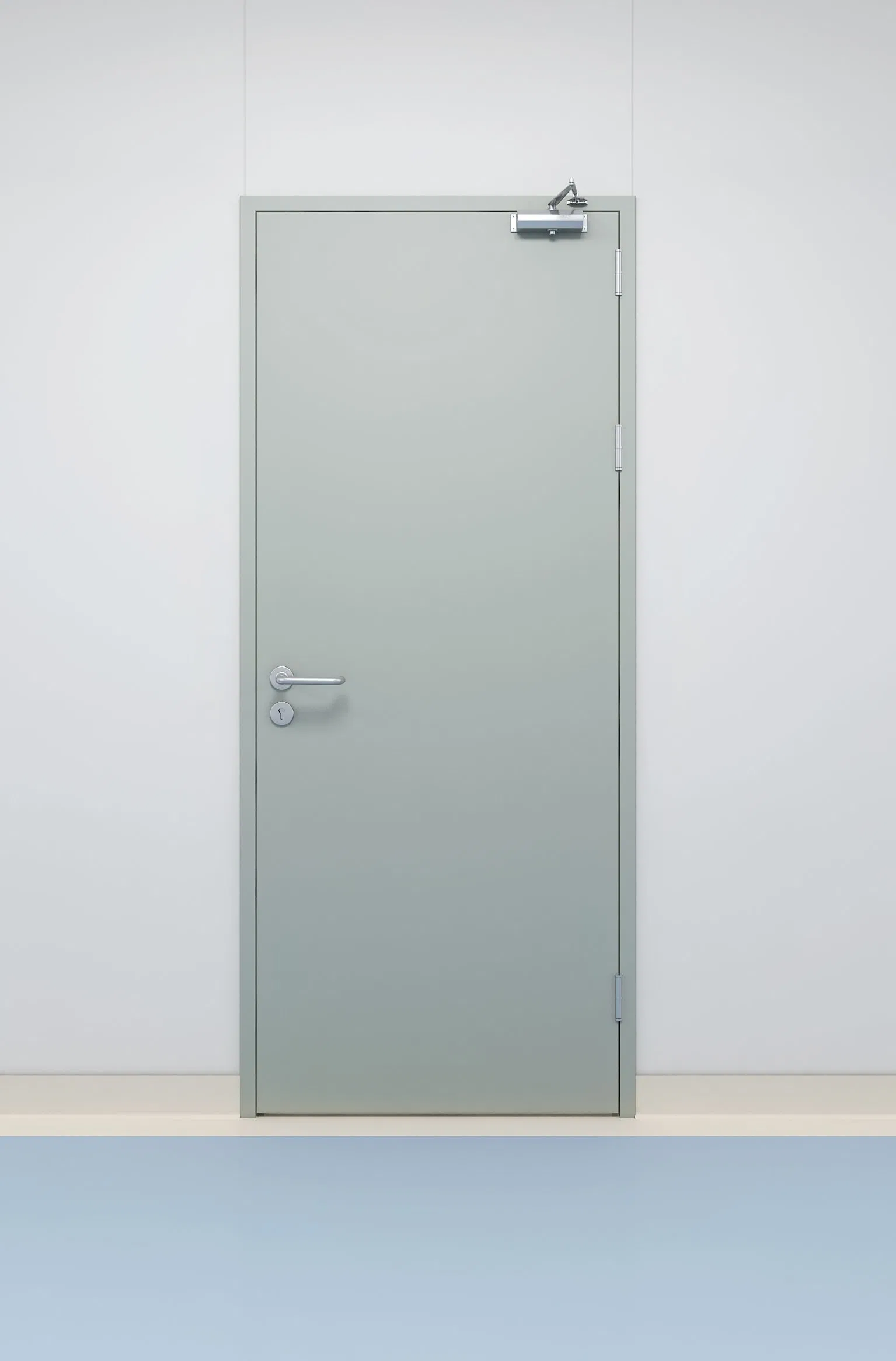 Double Egress Cleanroom Door for Safe Emergency Exit in Both Directions