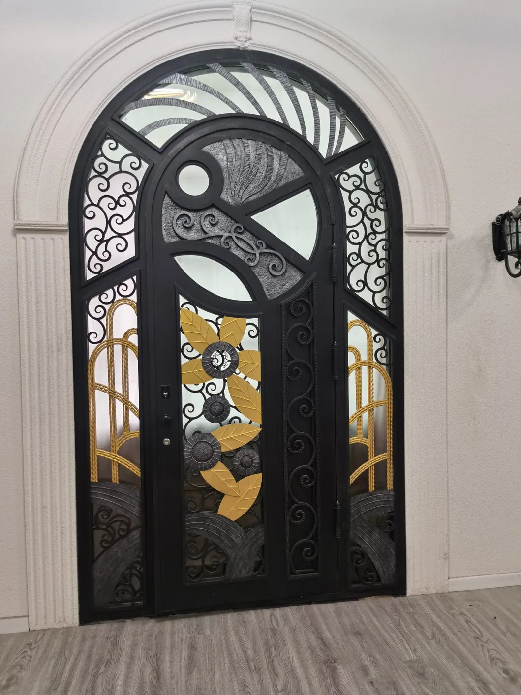 Custom Wrought Iron Door