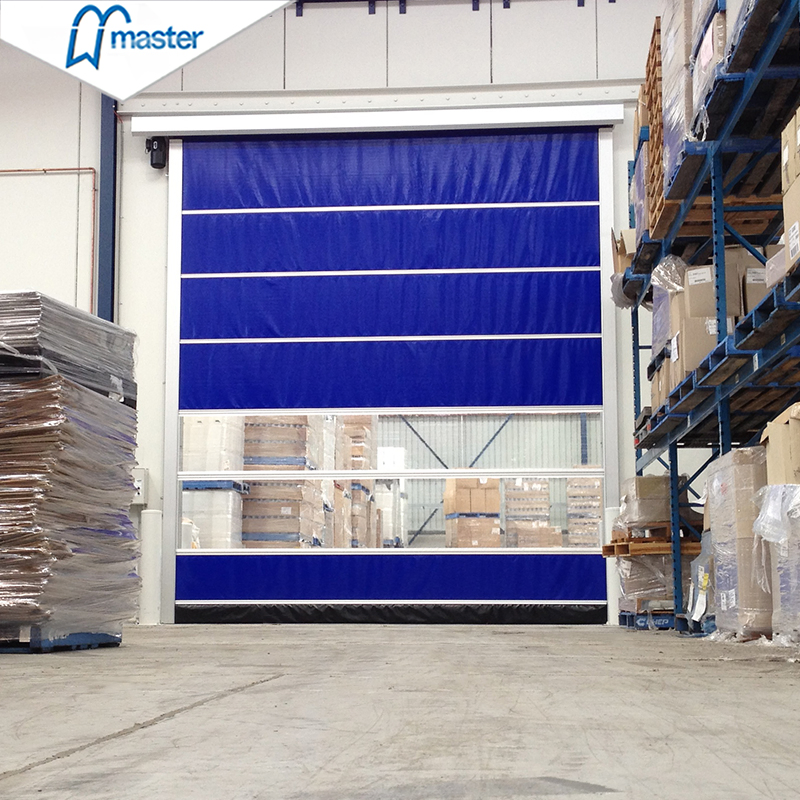 Factory Commercial Sectional Fast Roller Shutter Dock Industrial Warehouse Garage Roll up Rapid Aluminum Insulated Automatic Rolling Fabric PVC High Speed Door