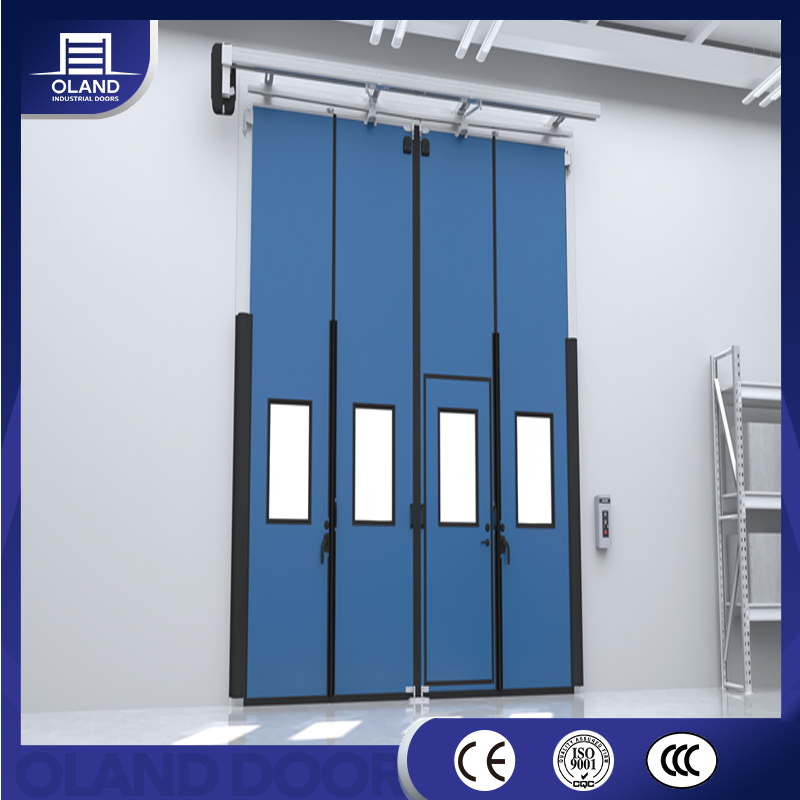 Wholesale Folding Sliding Fire Rated Steel Aluminum Safe Workshop Industrial Automated Door