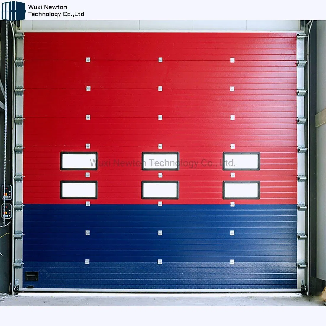 Automatic Fire Resistance Fabric Curtain Roll Shutter Door Automatic Sectional Industrial Door