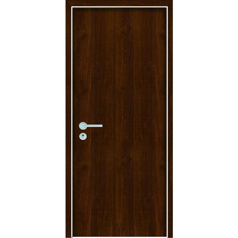Smoke Control Hostel Fireproof Wooden Room Doors with Peephole