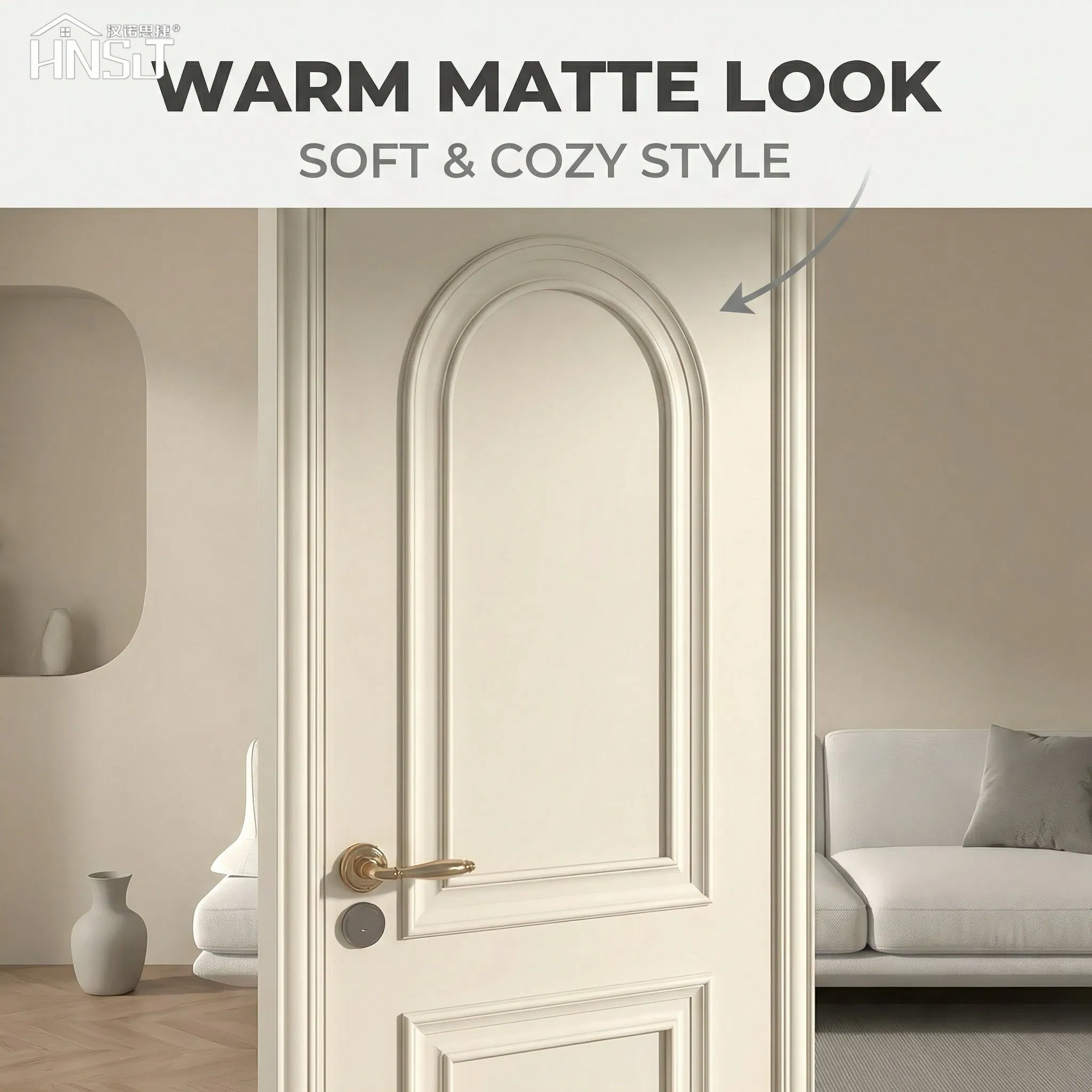 Interior Door Wood Plastic Composite Flush Door Wooden Door Security WPC Door Interior Room Entrance Door PVC Door Glass Door House Door Wooden Interior