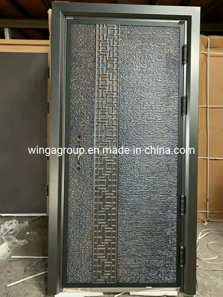 Single Africa Blast Resistant Security Steel Metal Door Wg-Fs-04