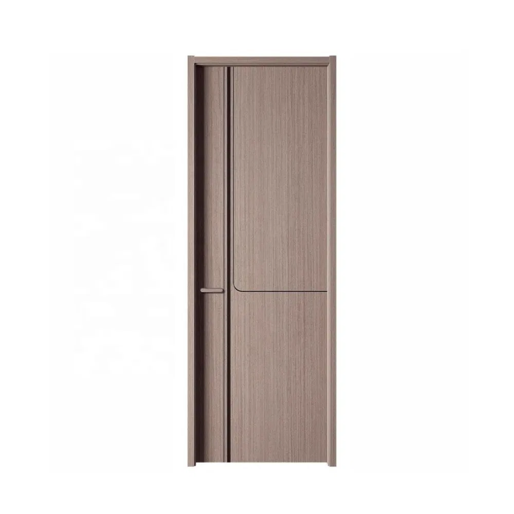 MDF Moulded Melamine Finished Surface Wooden Door Skin Panels for Office