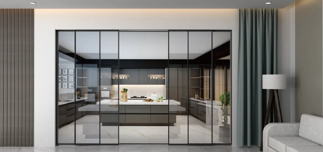Sliding Door Hidden Track Interior Partition