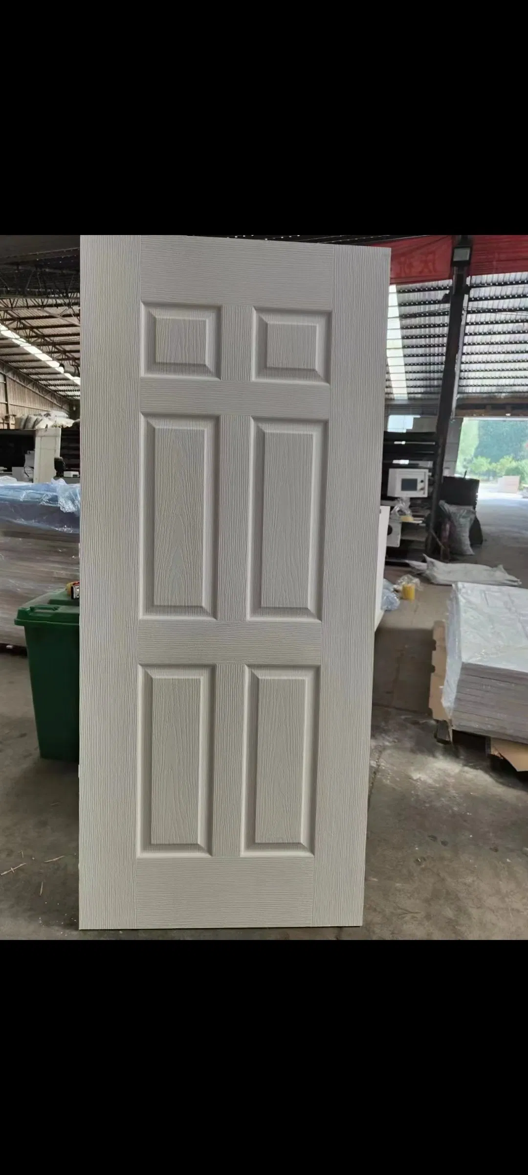 Factory-HDF/MDF Wooden Solid Core Flush Design Swing Internal Wood Door