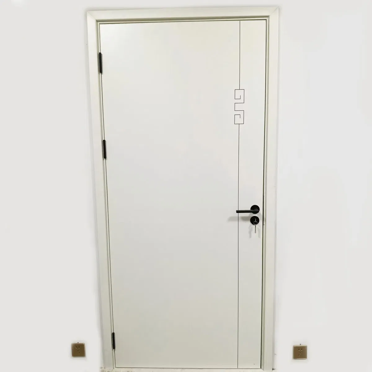 Fire-Rated Acoustic Door Circular Vision Panel Soundproof Fire Protection