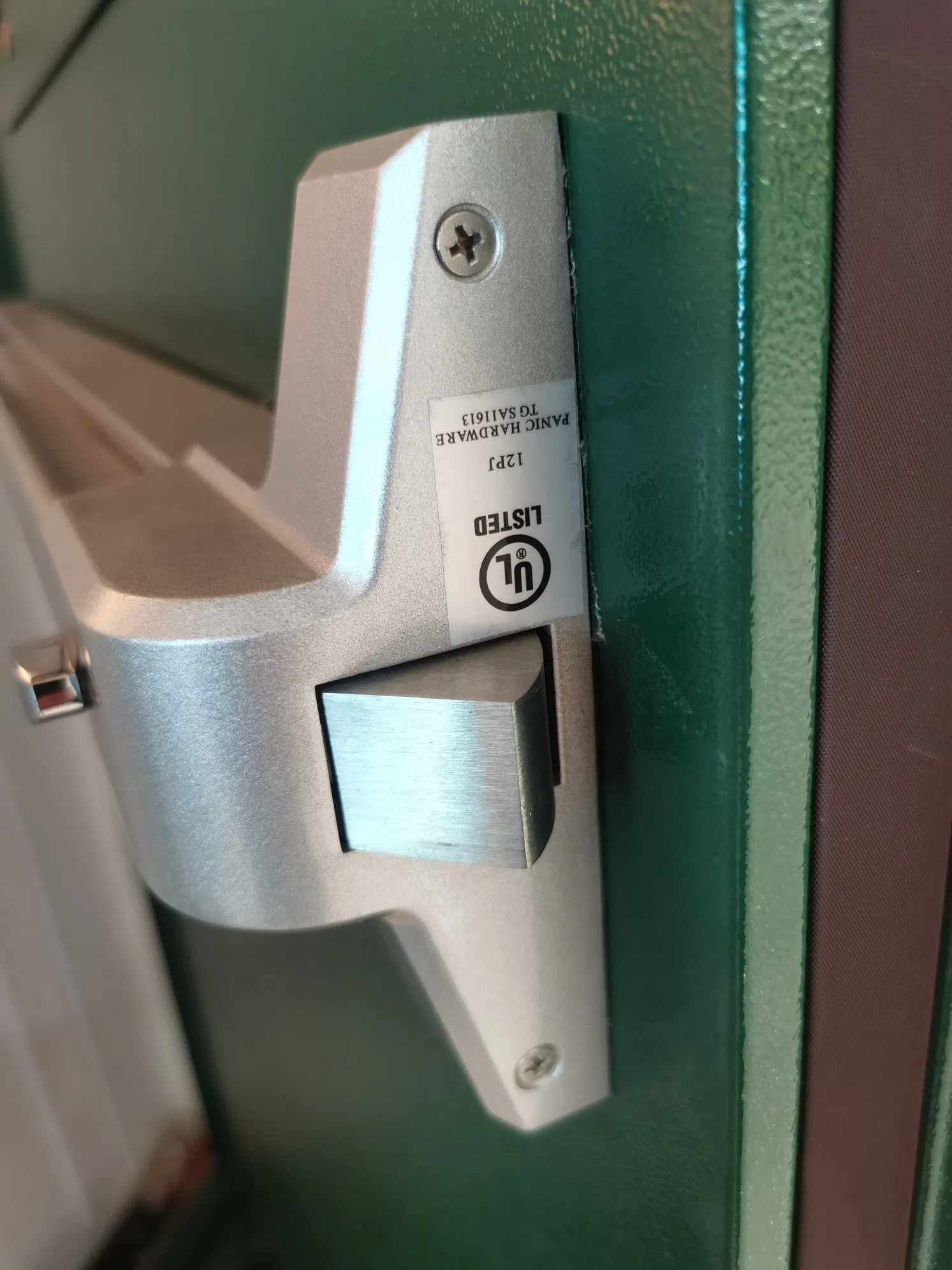 Hospital Emergency Exit Door UL Intertek Listed Metal Acoustic Metal Fire Resistant Steel Fire Rated Hotel Exit Door