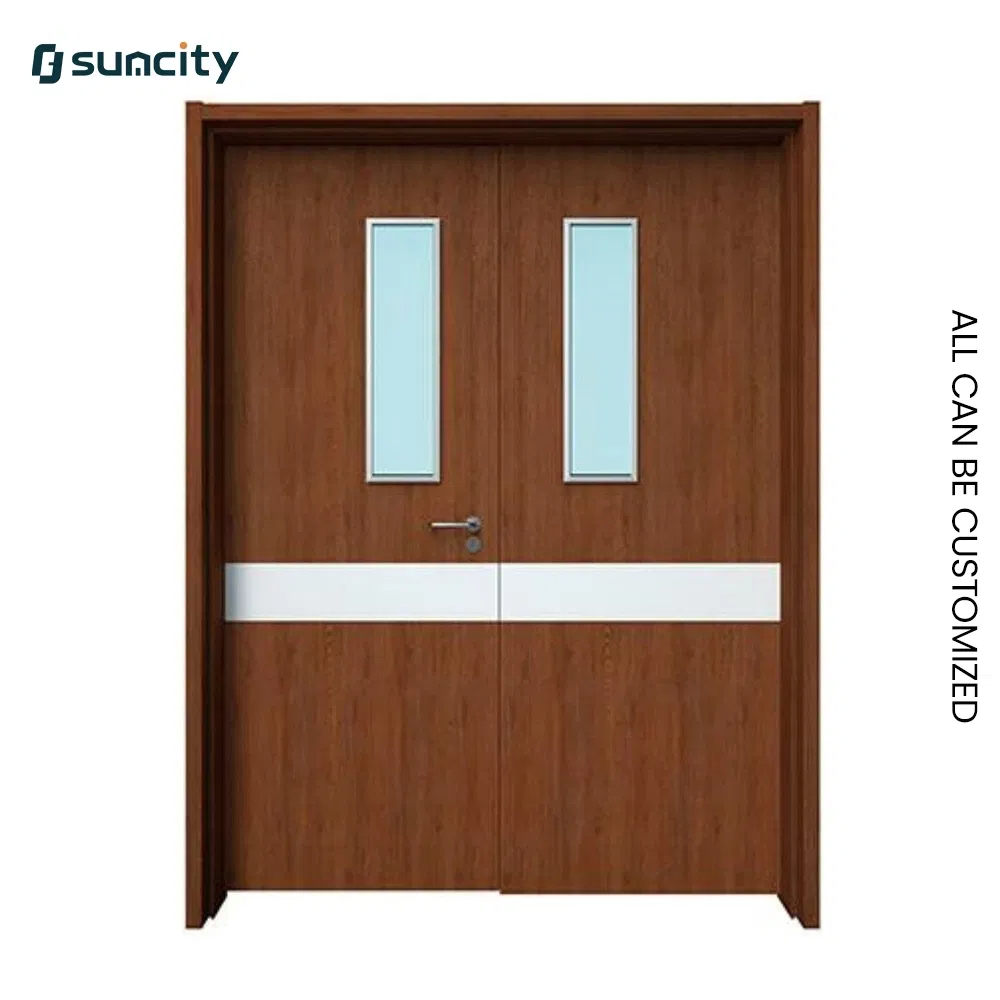 High Performance Sliding Radiation Shielding Cleanroom Laboratory Hospital Door for Research Labs