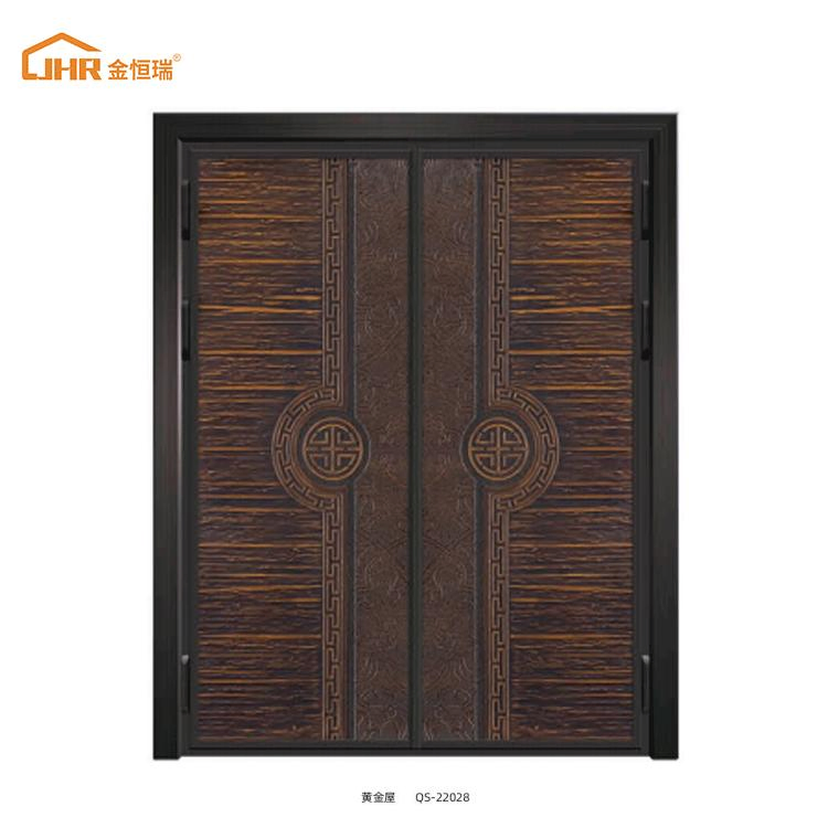Main Doors Australian Solid Wood Exterior Steel Door Hurricane Resistant Main