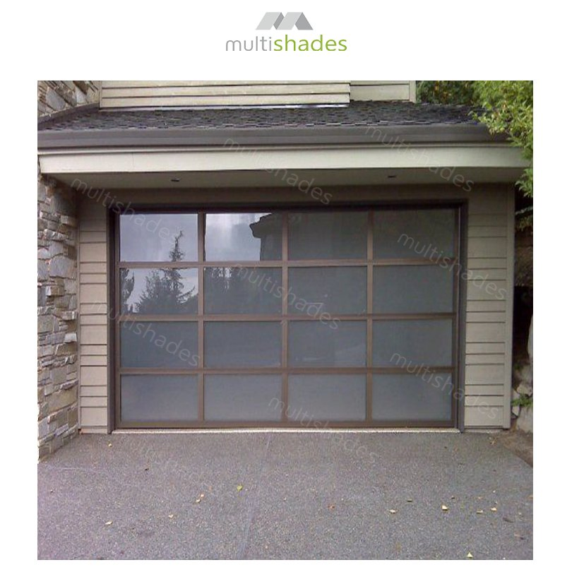 Multishades Folding Hurricane Resistant Folding Garage Door Smart Sensor Remote Control Thermal Insulation Waterproof Commercial Building Custom OEM