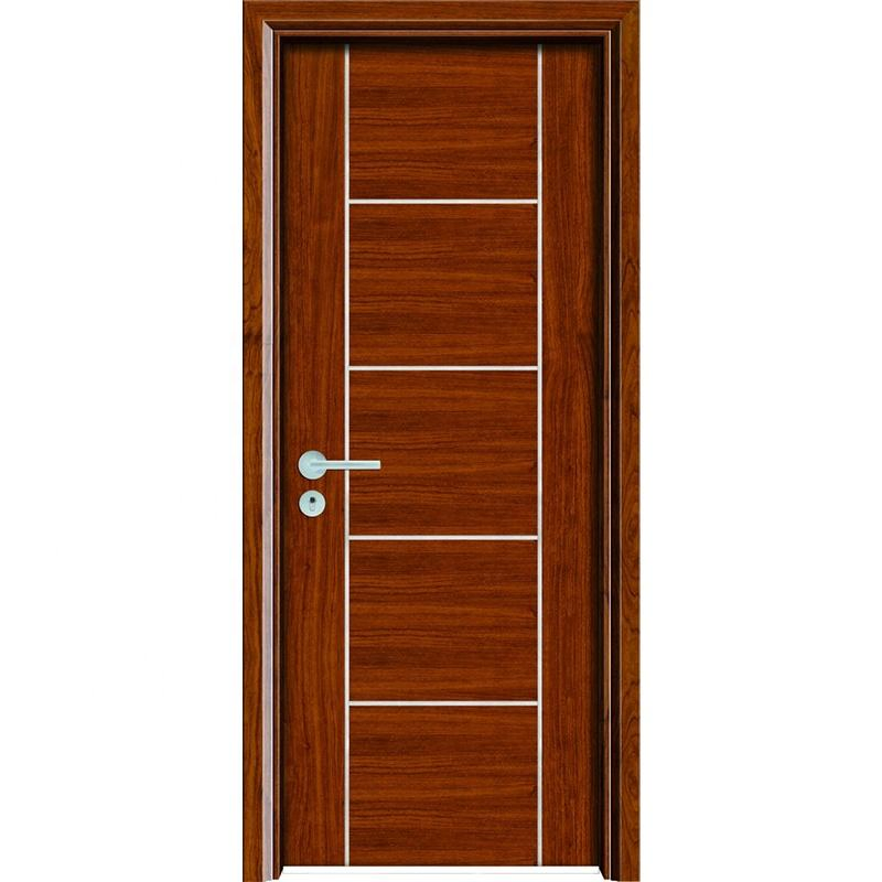 Smoke Control Hostel Fireproof Wooden Room Doors with Peephole