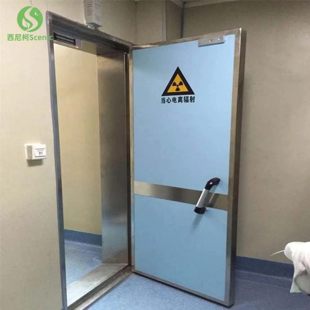 Hospital Operating Room Swing Door with Radiation Shielding