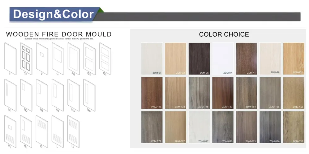 Fireproof Wooden Door Section