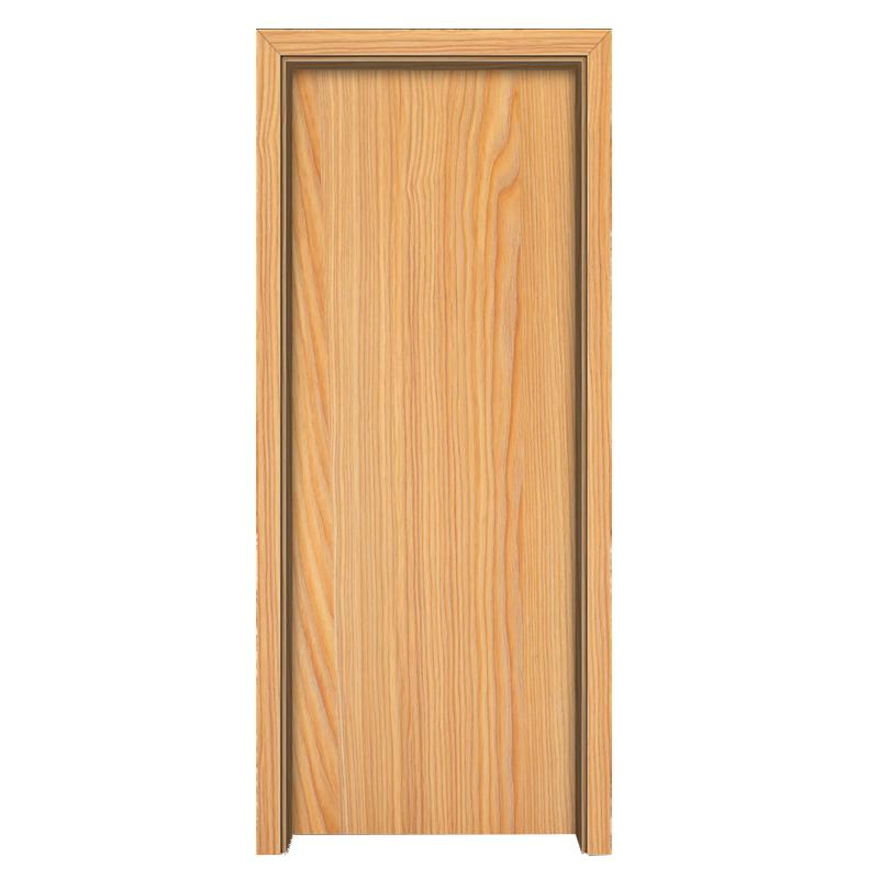 Smoke Control Hostel Fireproof Wooden Room Doors with Peephole