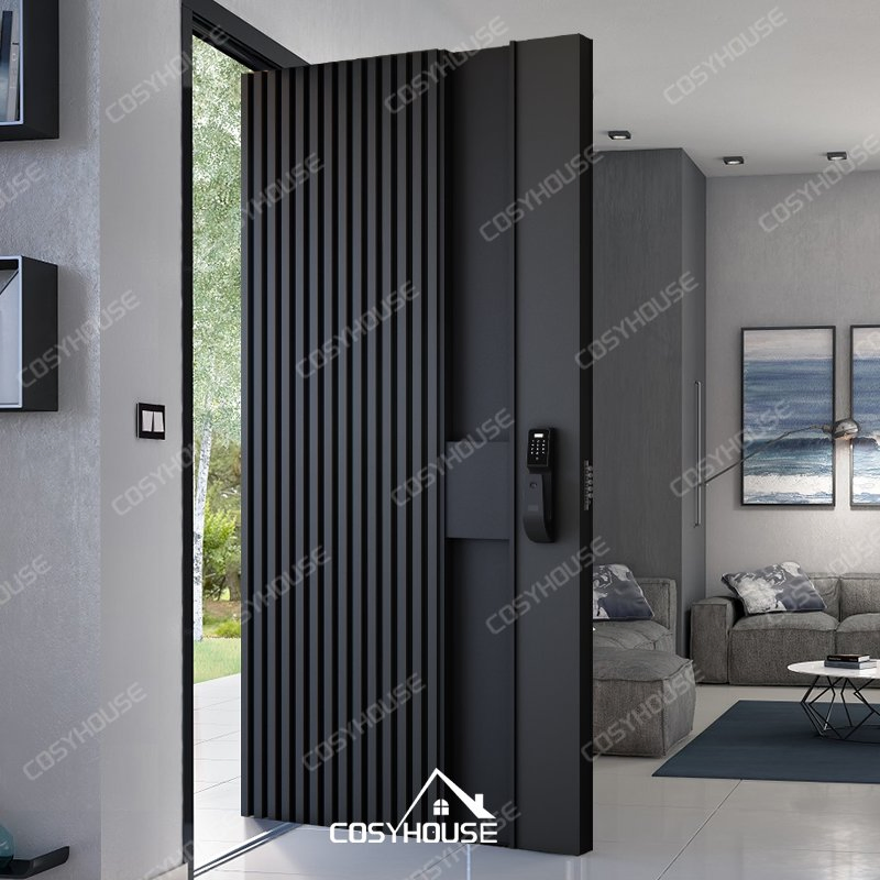 American Modern Design House Security Entrance Front Pivot Door Large Entrance Exterior Main Doors Modern Entry Armored Doors