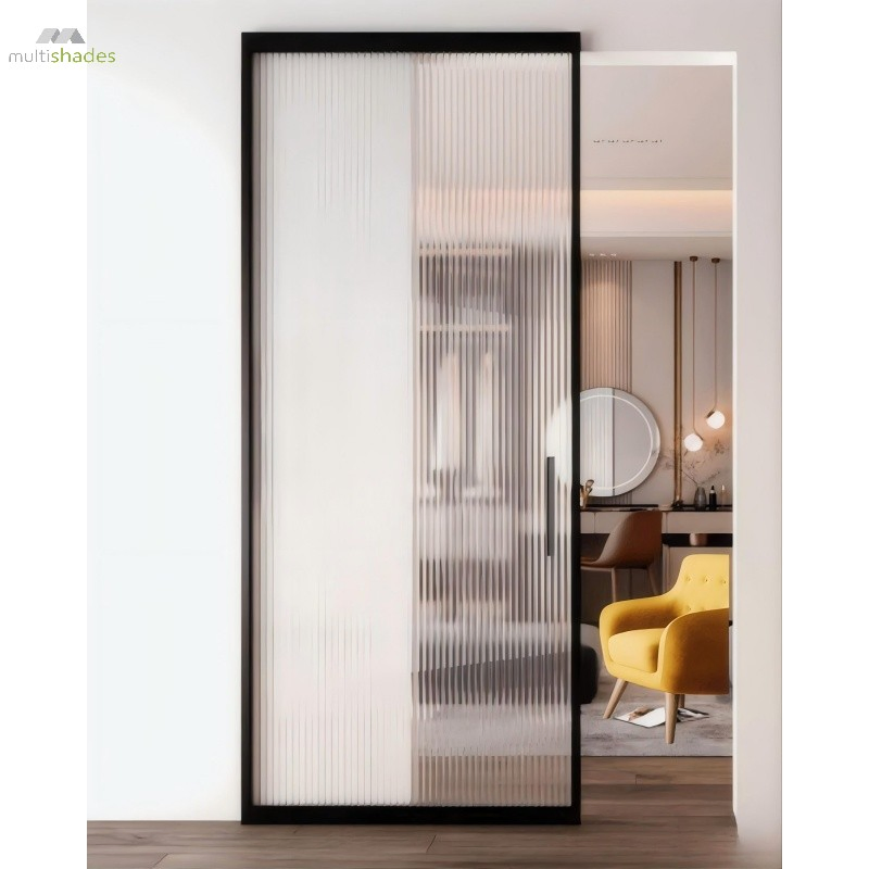Multishades Ghost Glass Door Interior Mirror Glass Ghost Doors Hidden Invisible Sliding Door Narrow Frame Trackless Minimalism