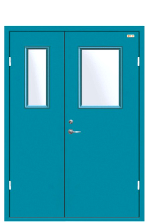 Emergency Exit Over 3 Hours Fire Rated Steel Doors with Panic Bar Hotel Apartment Hospital School Good Quality Steel Door Fire-Proof Door with Fire Proof Certif