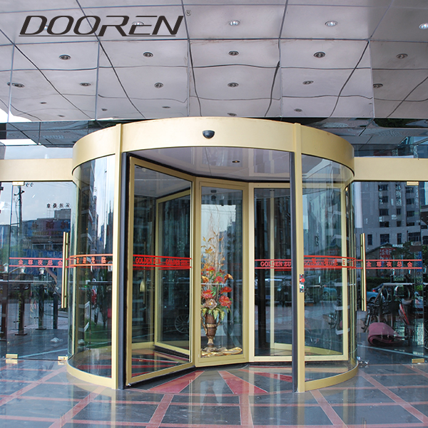Emergency Exit Revolving Door, Safety Induction Automatic Revolving Door