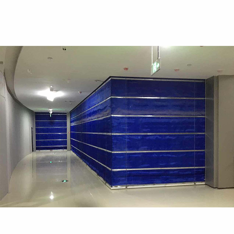 New Emergency Exit Fireproof Rolling Doors Electric Automatic Fire Rated Inorganic Fabric Curtain Roller Shutter Door